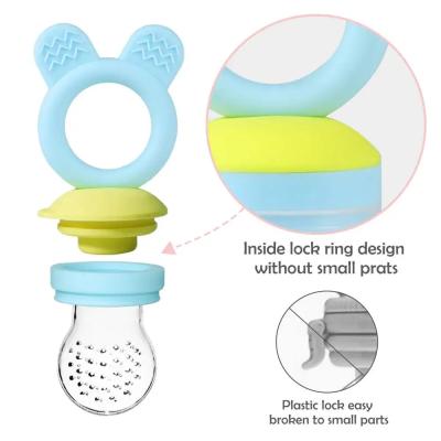 China All Sizes 2 Packs BPA Free Fruit Food Feeder Pacifier For Baby Feeding for sale