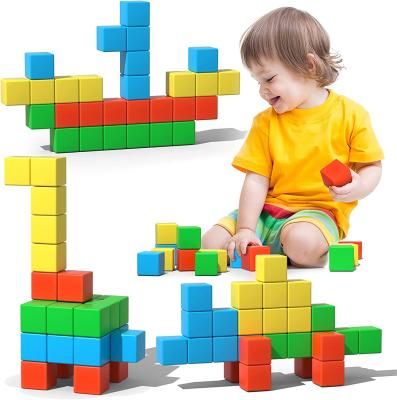 中国 男の子の女の子のためのMontessoriの感覚的な就学前の教育磁気ブロック 販売のため