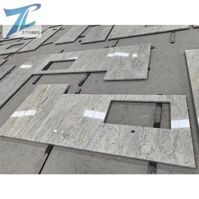 China Modern White River Granite Countertop Customized Kitchen Countertop 3cm Price 2022 for sale