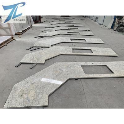 China 2022 2cm Brazil Modern River Granite Countertops White Natural Stone For Kitchen Countertops Worktop for sale