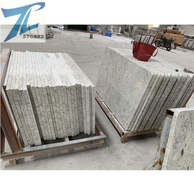 China interior & New Brazil Decoration Outdoor Stone River White Polished Granite Tiles 2cm Price for sale