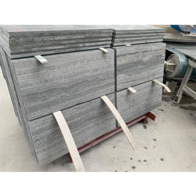 China Countertops China Factory Price Cheap Blue Marble Gray Veins Cut To Size Floor Tiles for sale