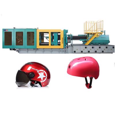 China AF-600ton injection molding machine factory motorcycle helmet men's and women's large horizontal plastic locomotive sunscreen helmet half for sale