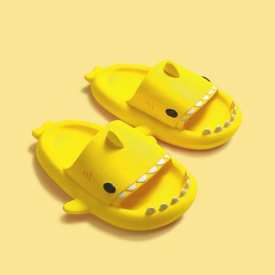 China GENTLY 2022 Summer Cute Shark Slippers for Kids EVA Shark Kids Slippers for sale