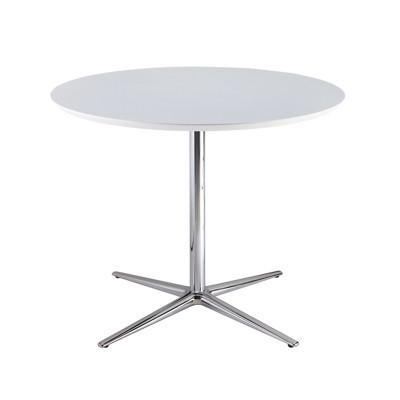 China Shenzhen modern stainless steel furniture round metal marble top coffee table and sofa for cafe hotel living room for sale