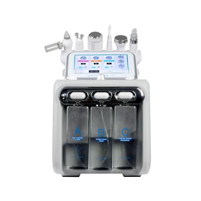 China Portable 6 In1 Dermabrasion Machine Carbon Peel Machine Facial Therapy for sale