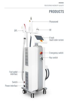 중국 Vertical DPL Machine 10'4 Inch Big Screen Ipl Hair Remover Facial Pigmentation DPL Picolaser 판매용