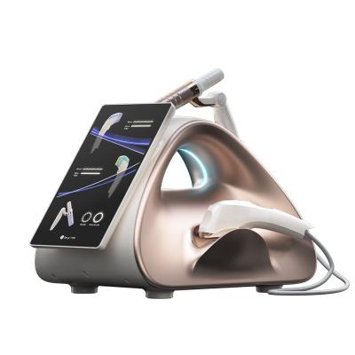 China Gold TT Hifu 3 In 1 Hifu 360 Rotation 9D 12D Face Tightening Wrinkle Removal Machine Professional Hifu for sale