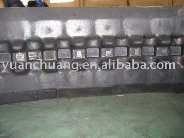 China Rubber Crawler excavator rubber track for sale