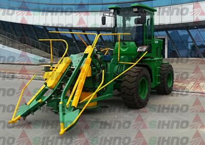 China Advanced Hydraulic System Mini Sugar Cane Cutting Machine / Sugar Cane Harvester for Sale for sale