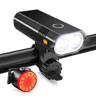 China Waterproof Universal Multi Speed ​​Lamp Led USB Mountain Bike Off-Road Lamp Bicycle Lamp Fog Light Bicycle Spoke Light 94*41*26MM for sale