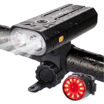 China Multi-function Multi-function LED Bicycle Lamp Night Bike USB Rechargeable GL2 Waterproof Headlight for sale