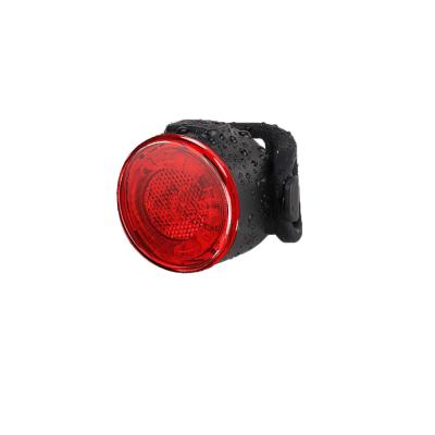 China PC Mini Bike Light Waterproof Bike Night Safety Warning Light Plastic Rear Light Bicycle Riding Taillight for sale