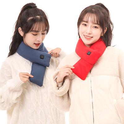 China New Diamond Fleece Heating Scarf Unisex Smart Diamond Fleece Warm Neck Protector for sale