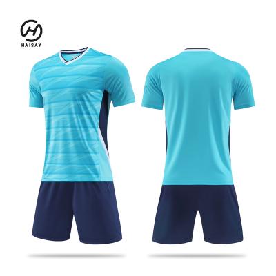 China Quick Dry And Beathable Custom Sublimation Mens Soccer Jersey Set Breathable Printing Soccer Uniform Number On Jersey Gym Soccer Uniform In USA Club for sale