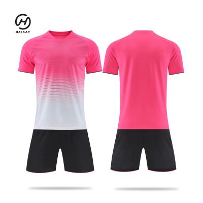 China Best Quality Soccer Jerseys Factory Factory Custom Original Teamnew Soccer Uniform Breathable Quick Dry And Beathable White / Black Red Football Uniform for sale