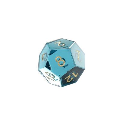 China Factory Wholesale Customized High Quality Blue Zircon Stone For DND Game Dice for sale