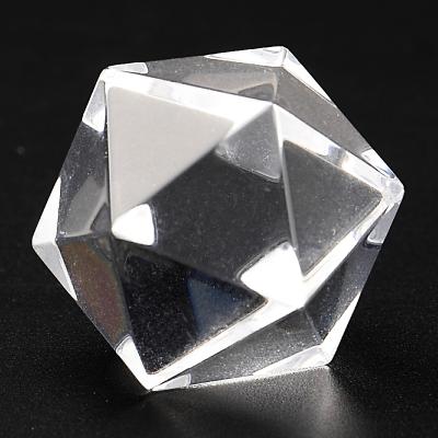 China Stone Factory Customized Clear Zircon Glass For DND Game for sale