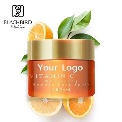 China Acne Treatment OEM Private Label Cream Vitamin C Facial Natural Whitening Wrinkle Anti Whitening Cream for sale