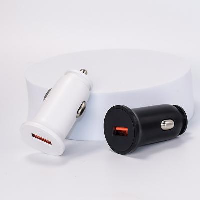 China Hot Selling 12-24V QC3.0 Mobile Phone Slight Burn USB Port Car Charger Fast Charging Phone Charger Car Accessories for sale