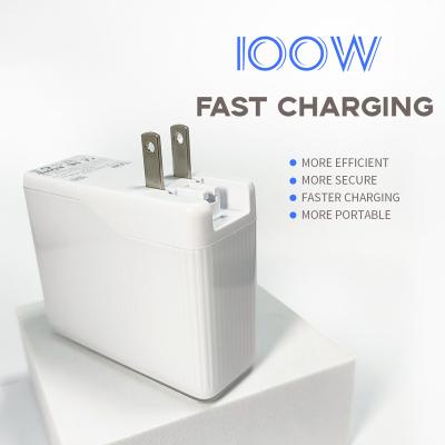 China UniversalÂ   100W USB Charger PD USB Type C Power Gan Tech Fast Charger For MacBook Pro For iPad Pro Max for sale