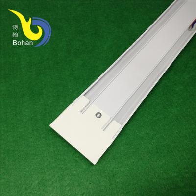 China Dark Integrated IP44 Aluminum PC Desk Connection Linear Tube Lamp 4ft LED Batten 1200 Light Fixtures for sale