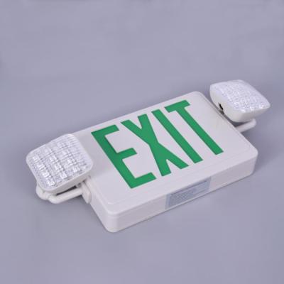 China Turn On And Indicate Combined Battery Emergency Exit Emergency Sign Led Light for sale