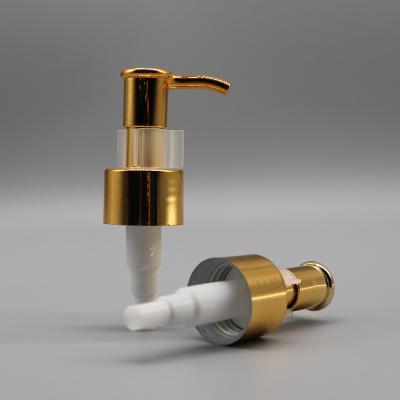 China Spill No 24 28 410 Liquid Soap Customized Aluminum Lotion Pump Base Pump Lids Lotion Pump For Bottle for sale