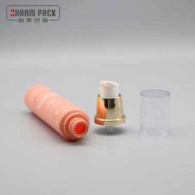 China Hot Sale 50ml Cosmetic Plastic Tube With Treatment Pump For BB Cream Or Sunscreen Cream Packaging for sale