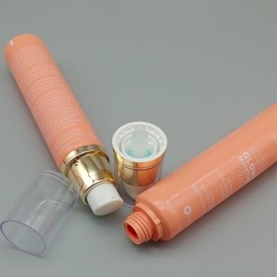 China Non Spill Empty Plastic Tube 100ml Flip Top Cap , Face To Wash Cream Soft Tubes Packaging For Cosmetics for sale