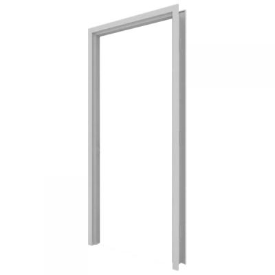 China Contemporary Wood Door Frame Metal Door Frame 3 Hour Fire Rated Galvanized Metal Frame Dipped 16 Gauge Metal Frame for sale