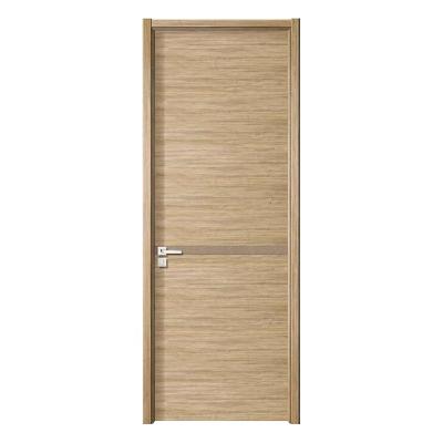 China Modern Contemporary Particleboard Melamine Laminated Interior Passage Flush Doors for sale