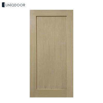 China Traditional Prefinished White Oak Veneer One Panel Shaker Door for sale