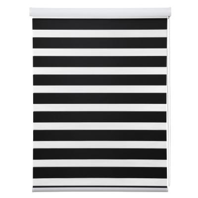 China Semi Blind Vintage Sunscreen BlackoutWindow Shade Custom Size Zebra Blinds for sale