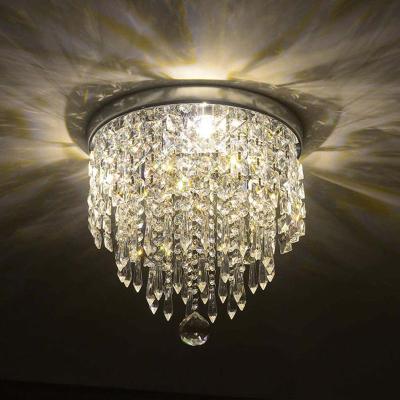 China Long Wedding Modern Chandelier K9 Parts Luxury Crystal Pendant Light for sale