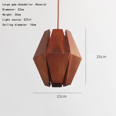 China Simple And Modern Nordic Led Chandelier Modern Bedroom Ceiling Designer Wood Circular Lighting Hotel Led Chandelier for sale