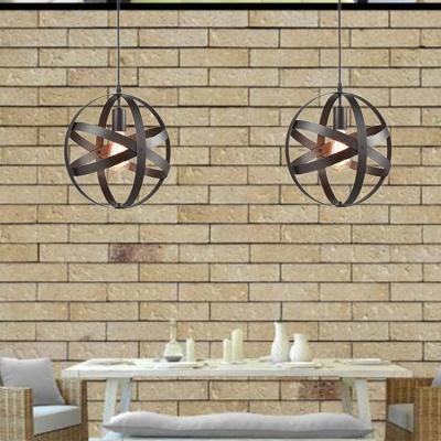 China Industrial Nordic E27 Led Hanging Ball Globe Pendant Light For Bedroom Living Room Entrance Hall Dining Room Modern Home Decorative Light f for sale