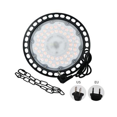 China 100(lm/W) 50w 100w 150w 200w led UFO growing dimmable supplement grow lights for greenhouse garden plants for sale