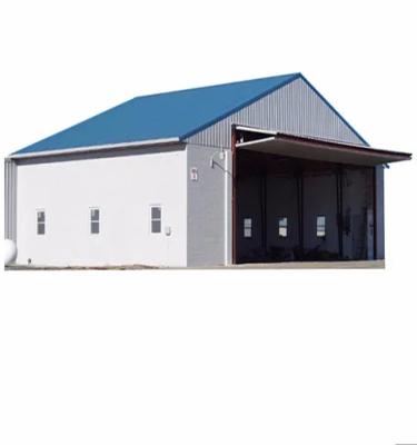 China Large Modern Temporary Cheap Modern Ready Made Light Steel Warehouse / Heat Insulation Foam Sandwich Panel Storage for sale