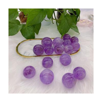 China China Wholesale Hot Selling High Quality Natural Amethyst Sphere Healing Crystal Ball For Decoration for sale