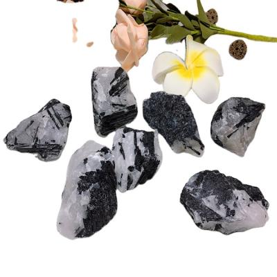 China China Wholesale Natural Raw Stone Black Tourmaline In Rough Healing Quartz Crystal Stone For Healing for sale