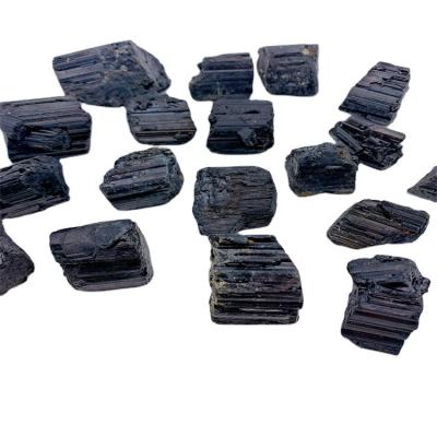 China China Wholesale High Quality Natural Black Tourmaline Raw Healing Crystal Stone Geamstone For Healing for sale