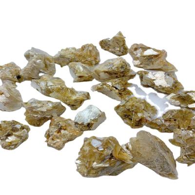 China Wholesale Natural Healing Raw Stone Yellow Mica Mineral Specimen Raw For Healing From China for sale