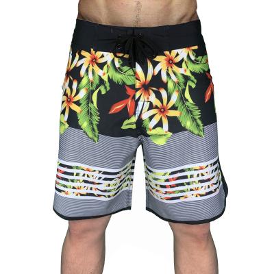 China OEM Breathable Service Printed Swim Trunks Board Shorts Beach Surf Mens Stretch Mens Boardshorts for sale