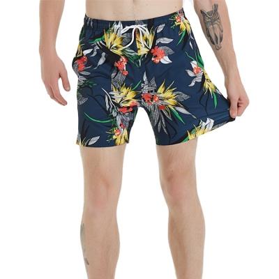 China Breathable Men Board Surf Swim Trunks 3D Swimwear Pants Print Logo Printed Custom Beach Shorts Fower for sale