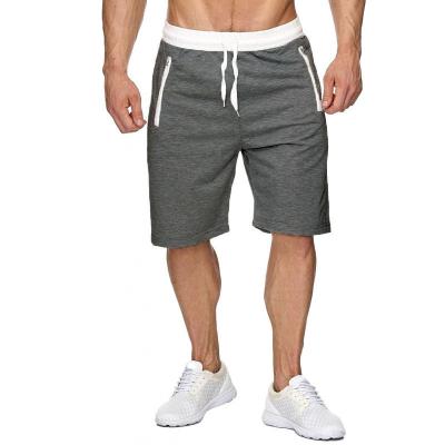 China 2020 Best Selling New Summer Men'S Breathable Drawstring Pocket Cotton Gym Training Breathable Shorts for sale