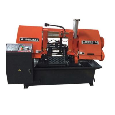 China Metal Machining AUTOMATIC BANDSAW MACHINE H-330NC With Delta PLC for sale