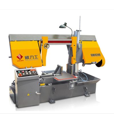 China Metal Cutting High Quality Twin Vertical Metal Log Band Saw for sale