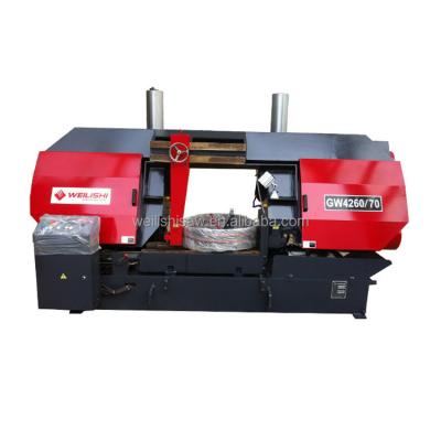 China Industrial Metal Cutting Band Saw Machine GW4260/70 Metal Cutting for sale