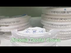 chipping resistance  zirconia dental crown for anterior teeth / posterior teeth